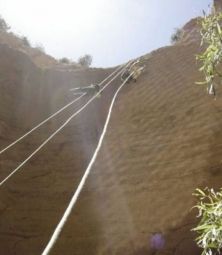 Descendiendo a la cuevas